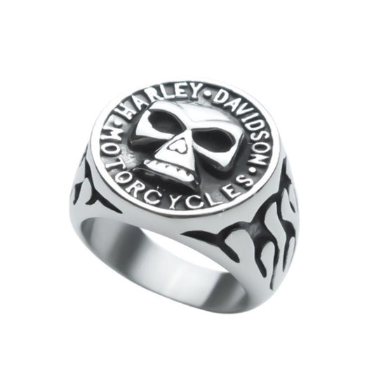 Bague Harley Davidson - Le Crâne des Routes