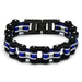 Noir/Bleu/Argent