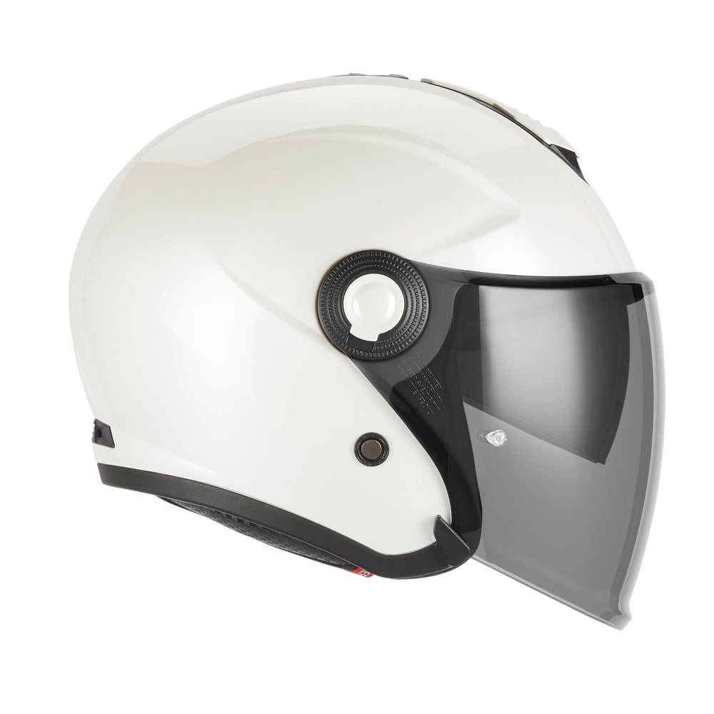 Casque Jet Nitro Blanc Perle — EXKLUSIV - LE PRATIQUE DU MOTARD