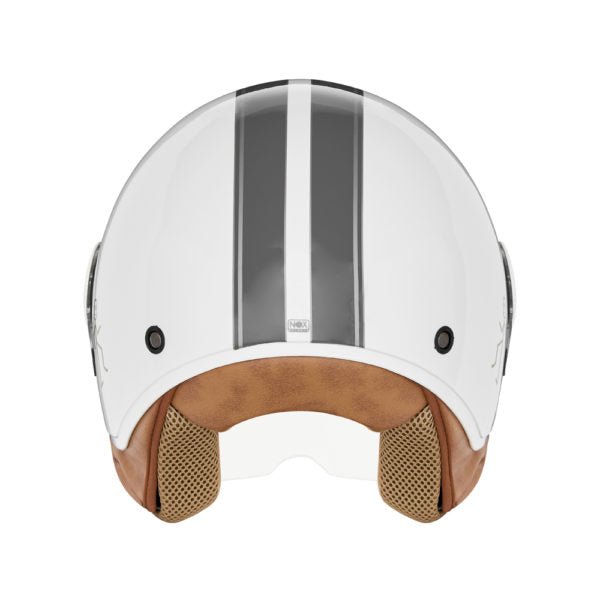 Casque Moto Jet N210 EVO Blanc Titanium | NOX - LE PRATIQUE DU MOTARD