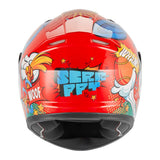 Casque Moto Intégral Enfant N731 Scrappy Rouge | NOX - LE PRATIQUE DU MOTARD