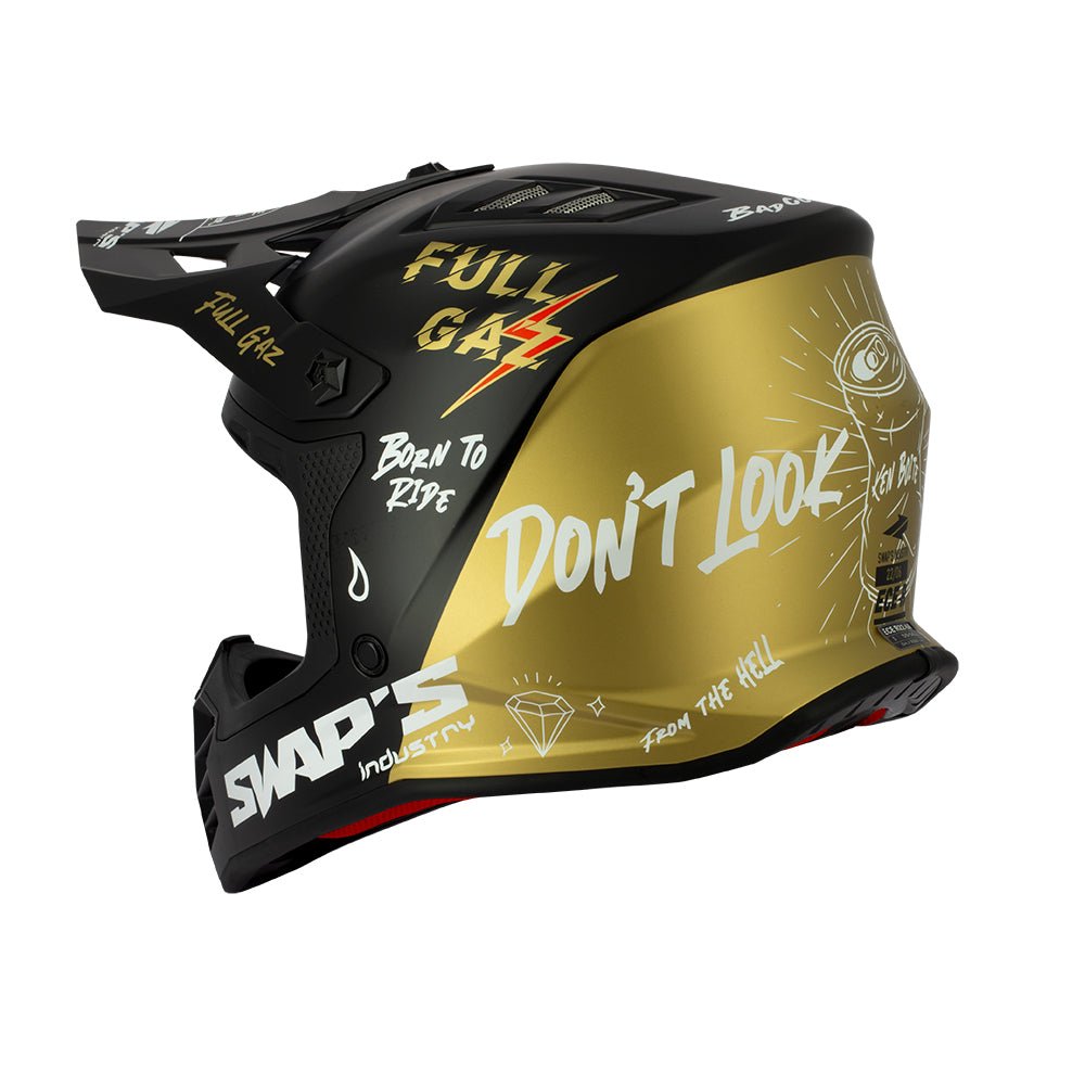 Casque cross enfant SWAP'S | FullGaz Rock'it - LE PRATIQUE DU MOTARD