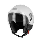 Casque jet moto blanc - LE PRATIQUE DU MOTARD