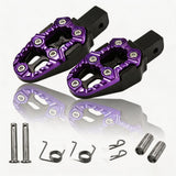 Cale-pieds moto antidérapants en aluminium