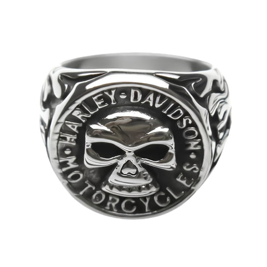 Bague Harley Davidson - Le Crâne des Routes