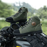 Men's motorcycle sneakers - Green