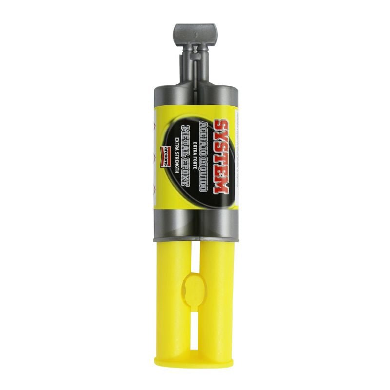 EPOXY/COLLE AREXONS SYSTEM ACIER ULTRA - RESISTANT 200kg/cm2 (SERINGUE 25 ml SOUS BLISTER) - LE PRATIQUE DU MOTARD