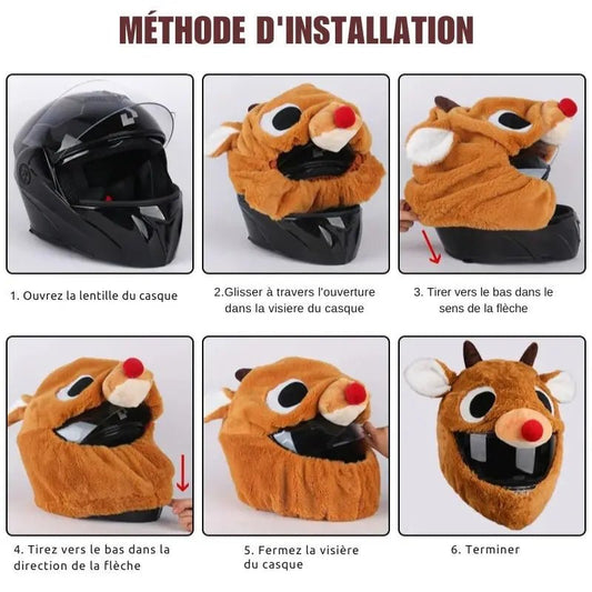 Couvre casque moto - PACMAN - LE PRATIQUE DU MOTARD