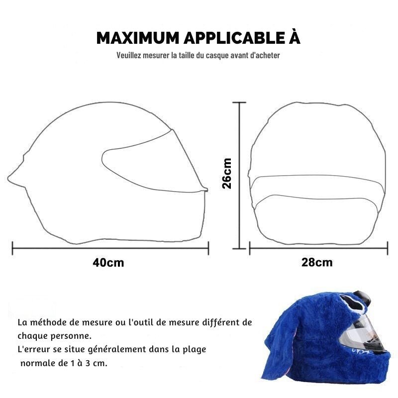 Couvre casque moto - Big Red Rire - LE PRATIQUE DU MOTARD