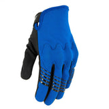Gants moto homme bleu BURN S-Line — courts été homologués CE KP1
