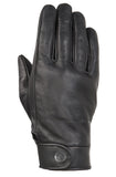 Gants Moto Cuir Perforé Homme Noir — Été, Tactiles CE