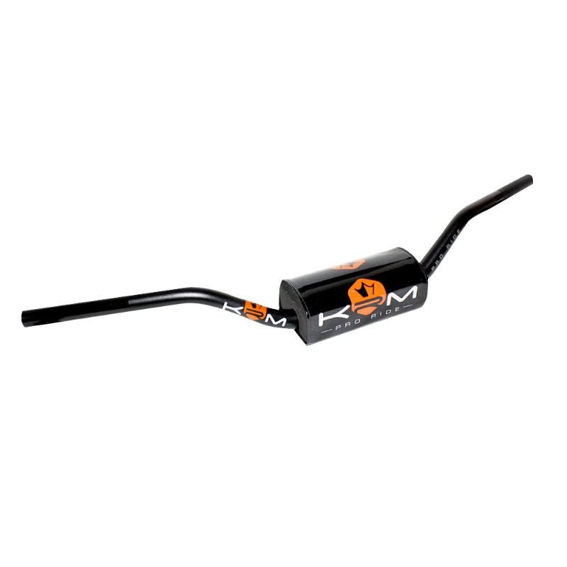 Guidon Moto Cross KRM Oversize Alu Noir/Orange - LE PRATIQUE DU MOTARD