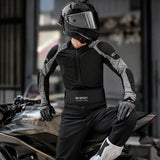 Gilet moto homme été — CE Niveau 2 + Ceinture Lombaire  | EIZOX™ ADVENTURE