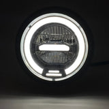 Phare rond moto LED universel 6.5 pouces, - LE PRATIQUE DU MOTARD