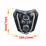 Phare LED moto ECE pour KTM 690 SMC / R SW2 | Homologuée ECE