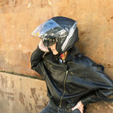 Casque Moto Jet N130 Ekto Blanc Noir | NOX - LE PRATIQUE DU MOTARD