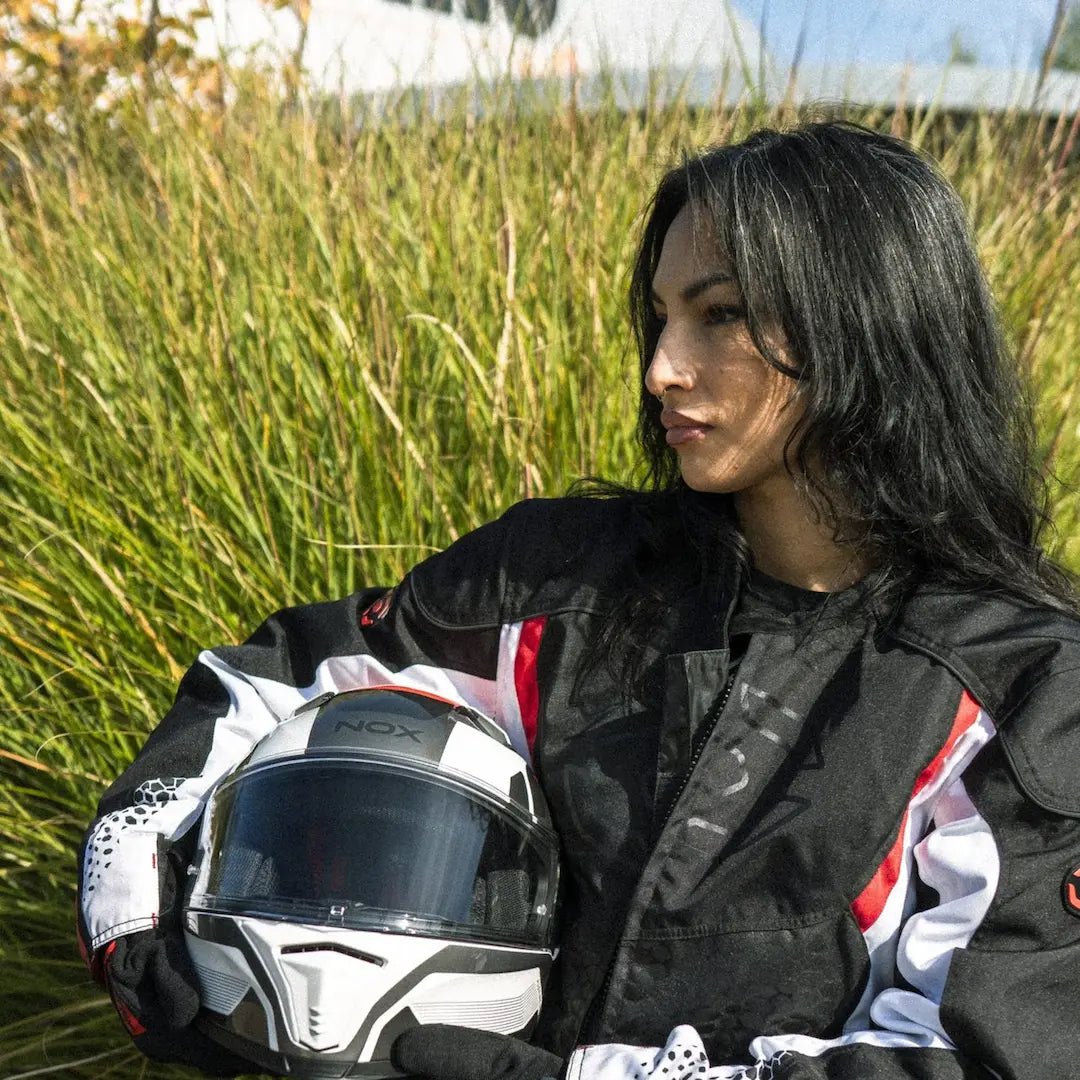Casque Moto Intégral N402 Mentor Noir Blanc | NOX - LE PRATIQUE DU MOTARD