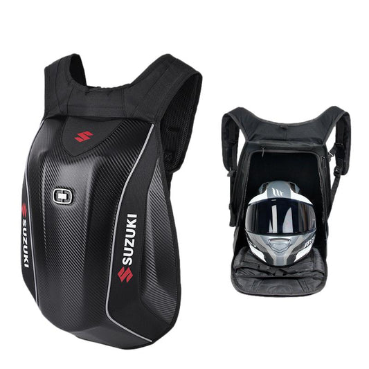 Sac à dos pour moto sportive | Design Suzuki - LE PRATIQUE DU MOTARD