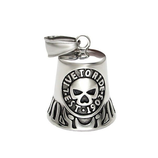 Cloche de Moto Ange Gardien | Skull Ride to Live - LE PRATIQUE DU MOTARD