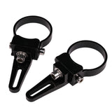 Fixation projecteur LED 44mm collier aluminium moto quad