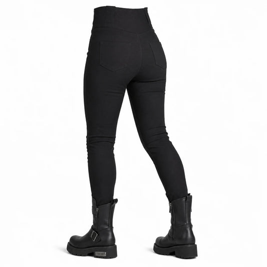 Pantalon Moto Femme Taille Haute  SKADI™— Homologué CE Niveau2