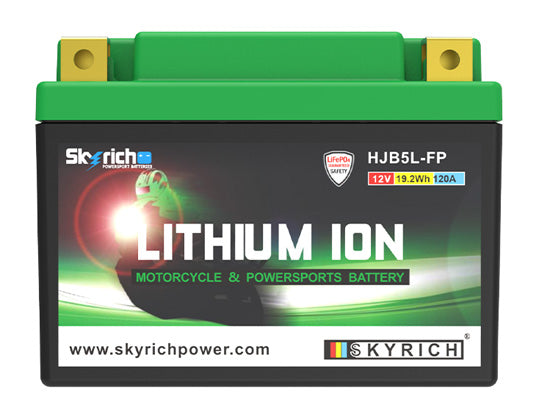 Batterie Moto Lithium 12V — Remplace YB5L-B