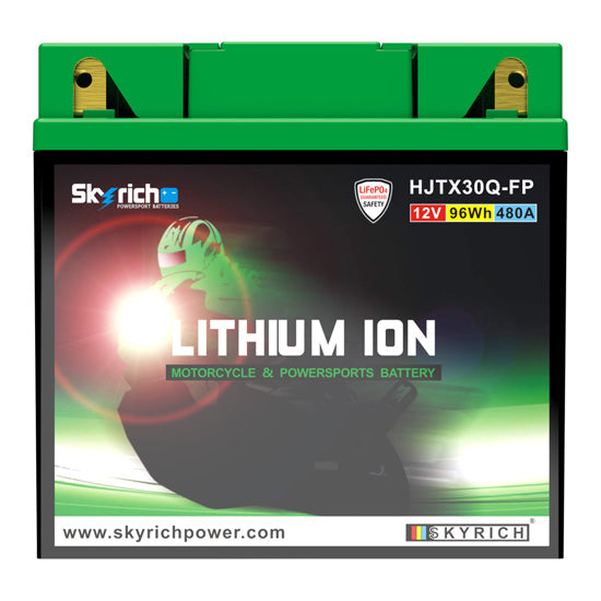 Batterie Moto Lithium 12V — Remplace YTX30L-BS