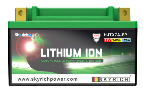 Batterie Moto Lithium 12V — Remplace YTX7A-BS