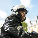 Casque Moto Modulable Spinner Blanc Perle | NOX - LE PRATIQUE DU MOTARD