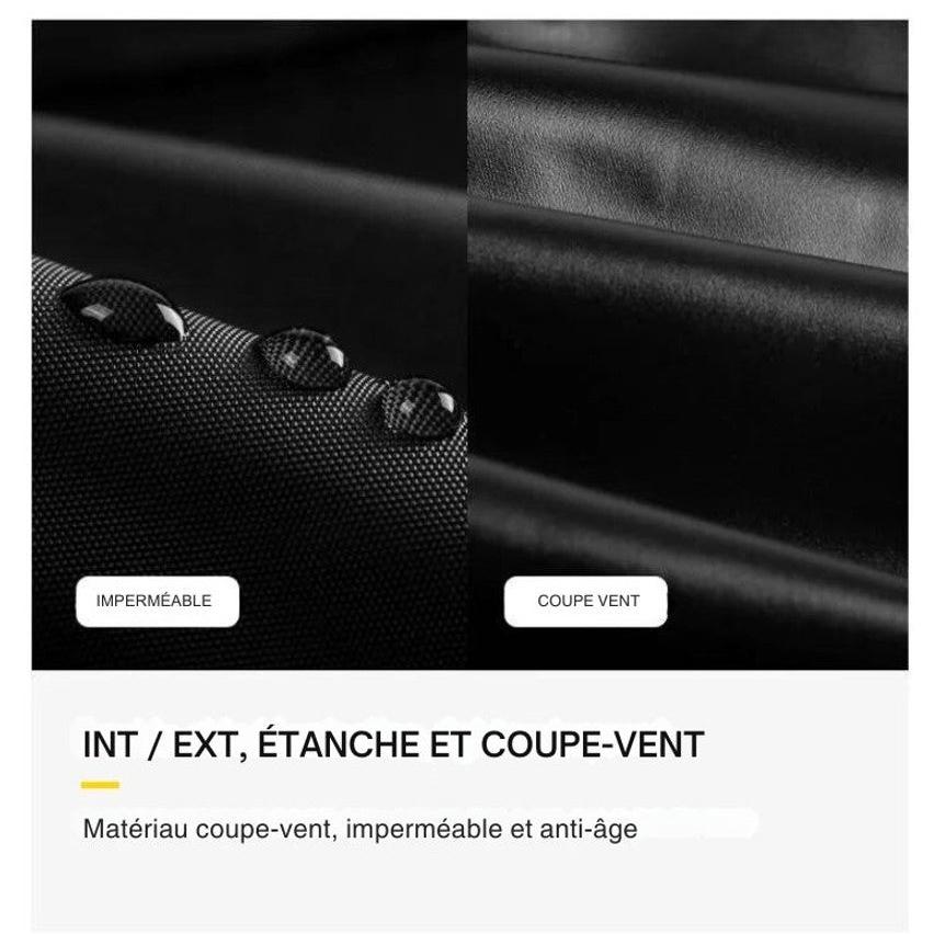 Surbotte pluie moto - RainMaster™ Noir - LE PRATIQUE DU MOTARD