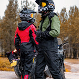 Ensemble veste et pantalon de pluie moto réfléchissants