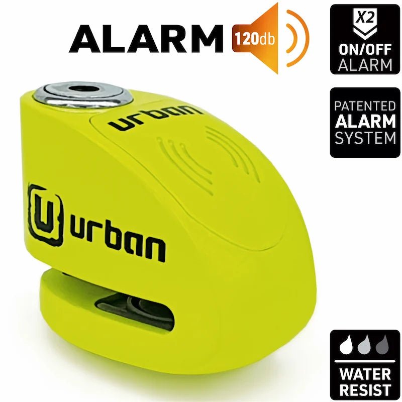 Bloque Disque moto avec ALARME - Ø6 mm - LE PRATIQUE DU MOTARD
