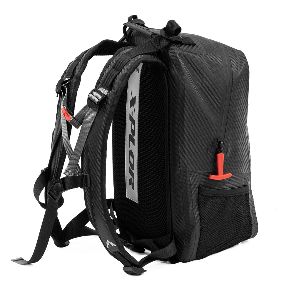 Sac à Dos X - PLOR "Carbon Series" – 20L Étanche - LE PRATIQUE DU MOTARD