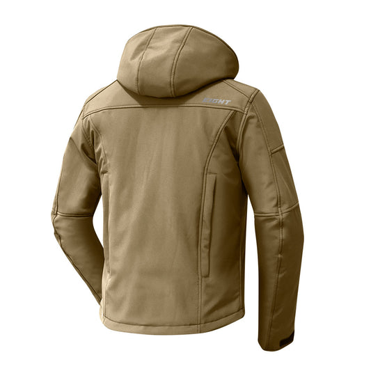 Blouson moto CIRRUS sable — vue trois-quarts arrière