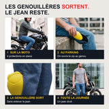 Jean Moto Homme Homologué AA — Coques Genoux et Hanches Incluses | ASFALT™