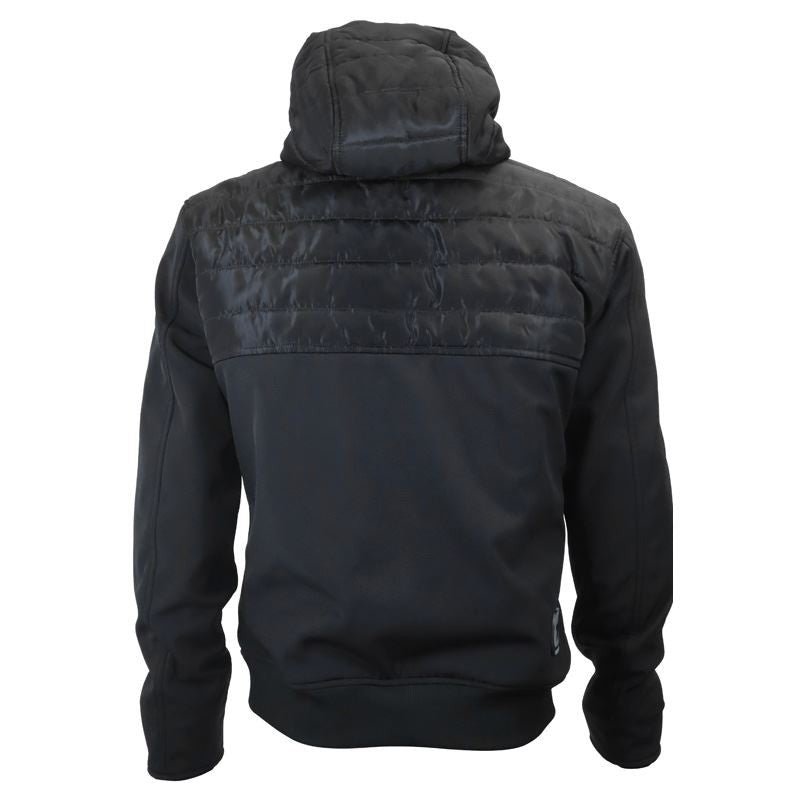 Veste Moto Softshell Homme Harisson Aspen Noir CE - LE PRATIQUE DU MOTARD