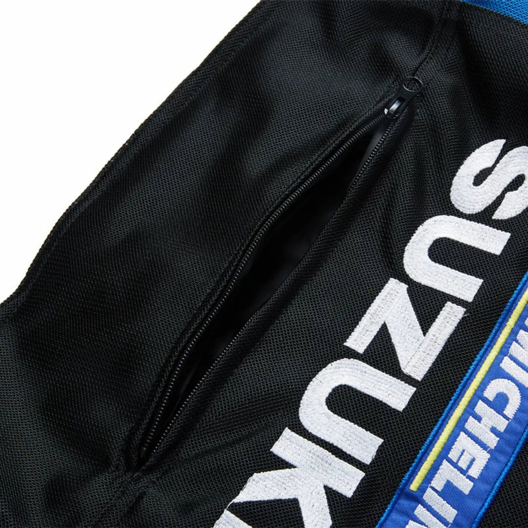 Blouson Moto Été | Suzuki Racing Team Noir - LE PRATIQUE DU MOTARD