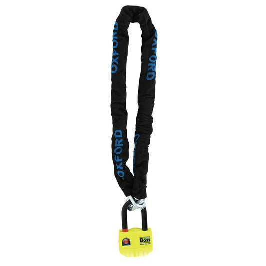 Oxford Boss Alarm — Chaîne Antivol 12 mm × 1.5 m + Alarme