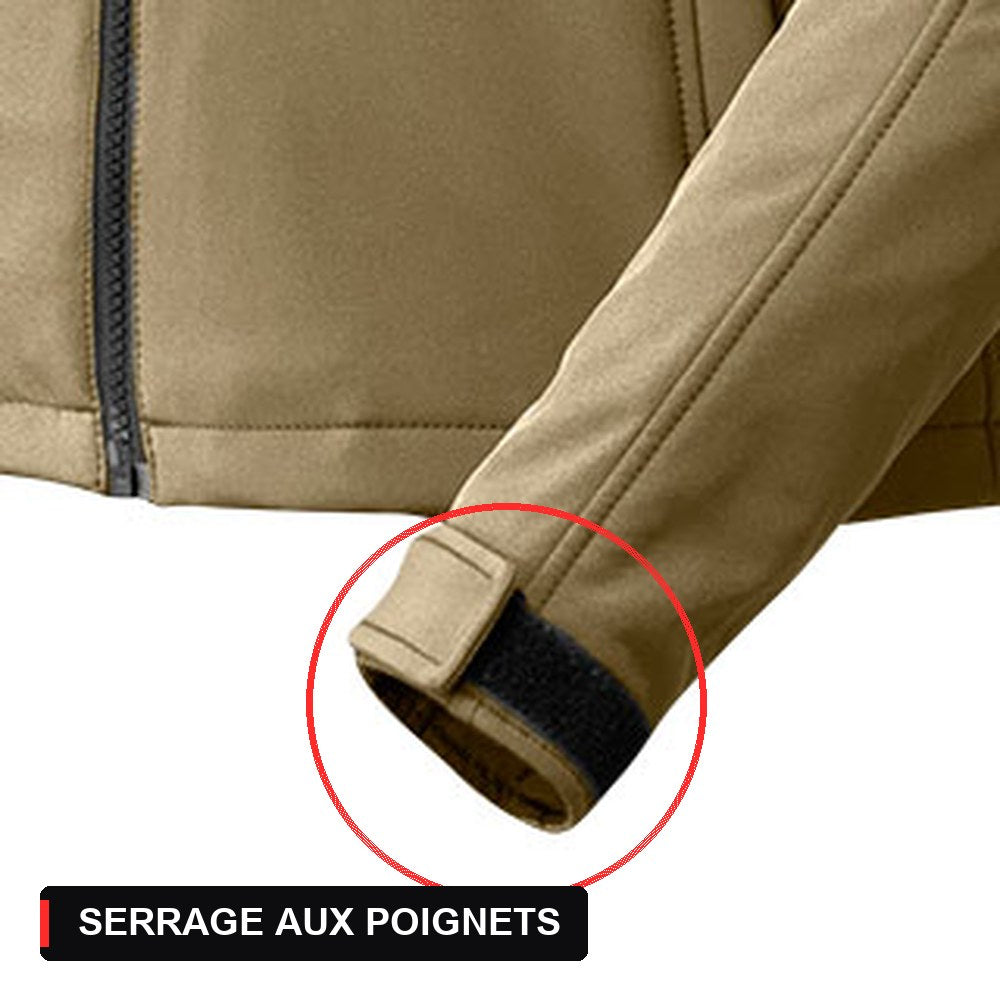 Blouson CIRRUS sable : serrage aux poignets