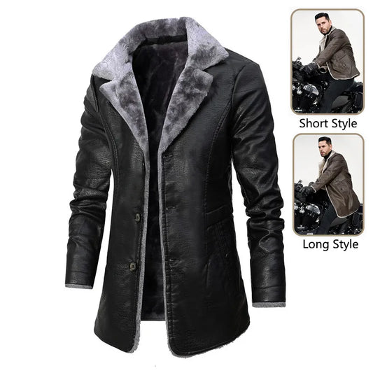 Blouson homme avec Doublure Fourrée - Style Court & Long