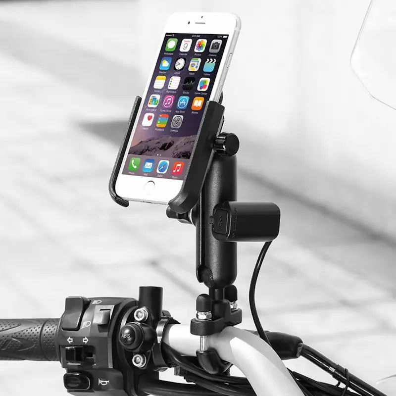 Support téléphone Guidon moto | M12 - LE PRATIQUE DU MOTARD
