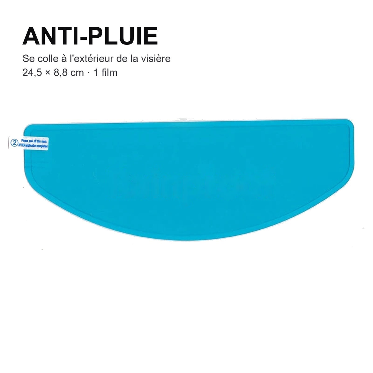 Film Anti-Buée Casque Moto & Anti-Pluie Visière – Universel — Anti-pluie