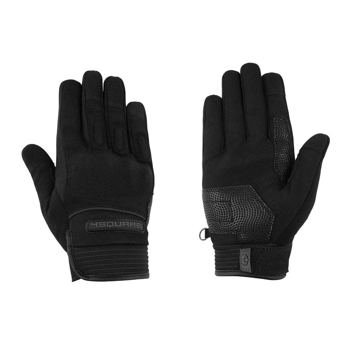 Gants Moto Femme Été Noir — Mesh Ventilé, Tactiles CE