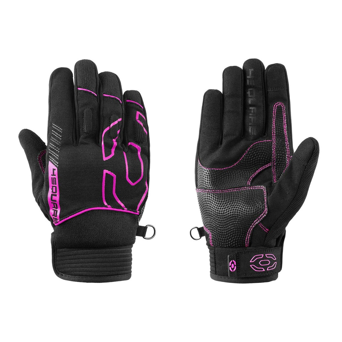 Gants Moto Rose Femme — Mesh Été Homologués CE 1KP