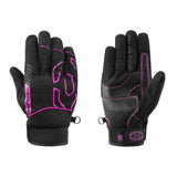 Gants Moto Rose Femme — Mesh Été Homologués CE 1KP