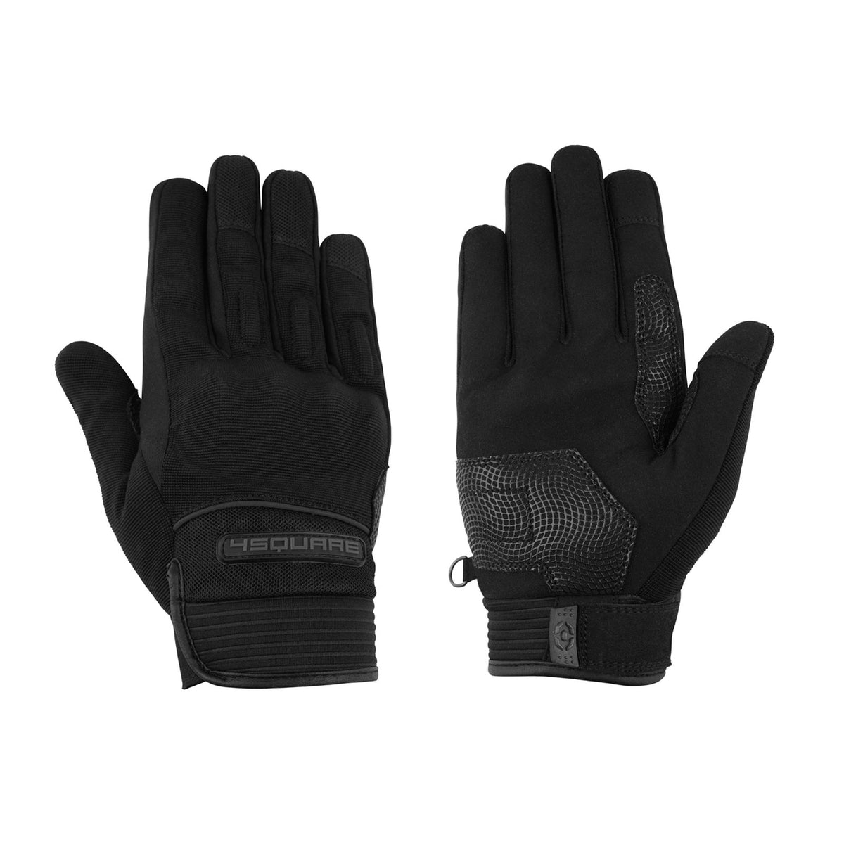 Gants Moto Été Mesh Homme Noir — Ventilés CE 1KP