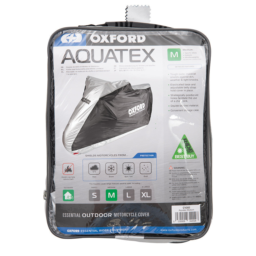 Housse moto Aquatex - trous antivol pour chaîne