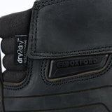 Bottes Moto Homme Oxford Kickback — Cuir Imperméable Casual Montant, Noir