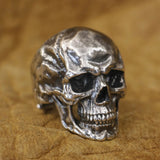 Chevalière motard skull (Argent) - LE PRATIQUE DU MOTARD