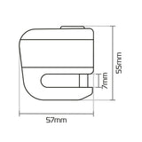 Oxford Micro XA5 — Bloque-Disque Moto avec Alarme 100 dB